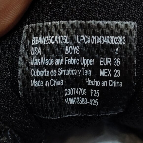 Athletic Works Light-Up Sneaker Boy 4 Bungee Laces Hook Loop Strap On/Off Switch - Picture 9 of 12